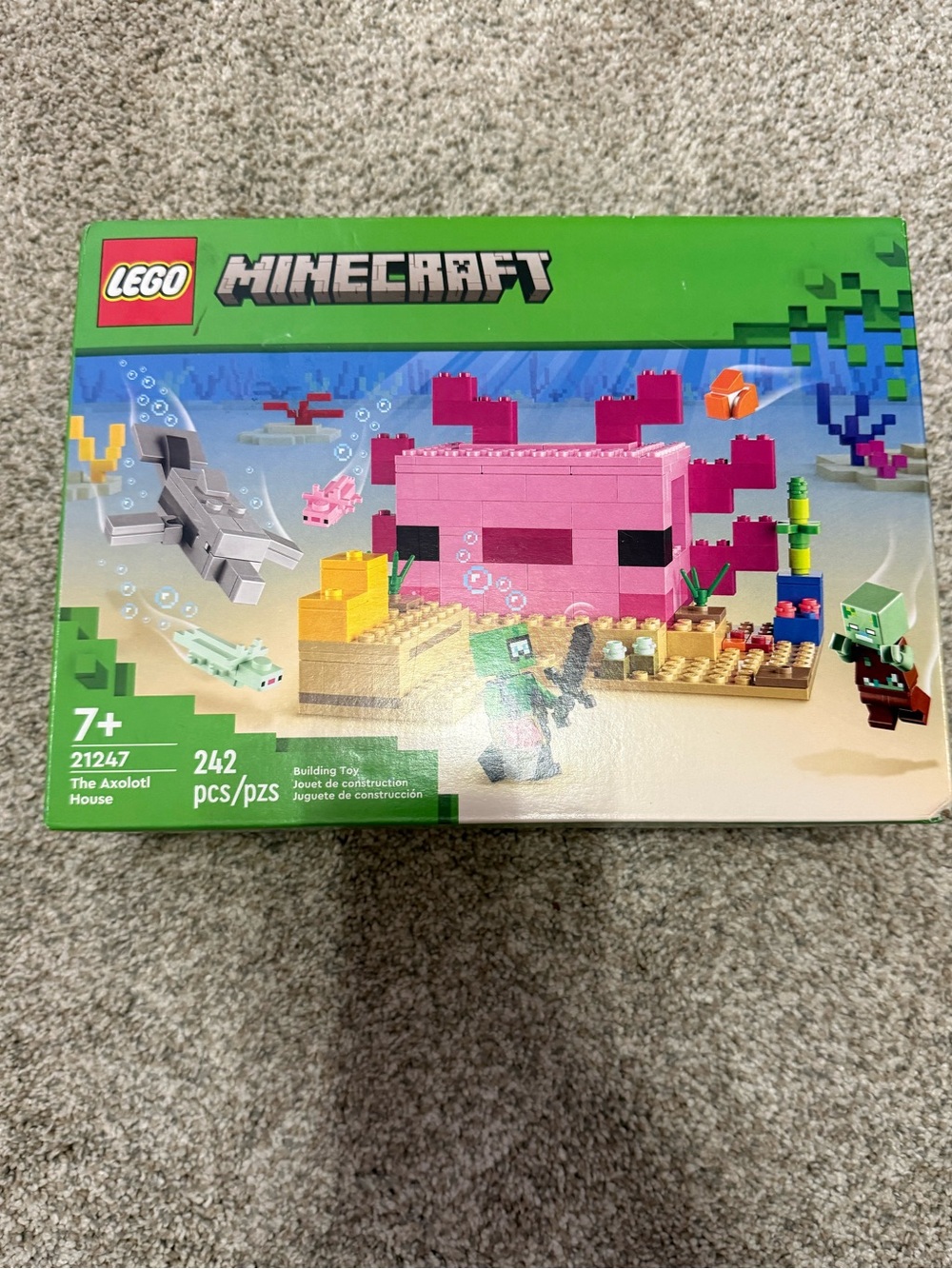 LEGO Minecraft The Axolotl House 21247